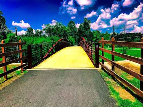 Bridge Stock Photo at Silver Comet - Bike Trail Stock Photo