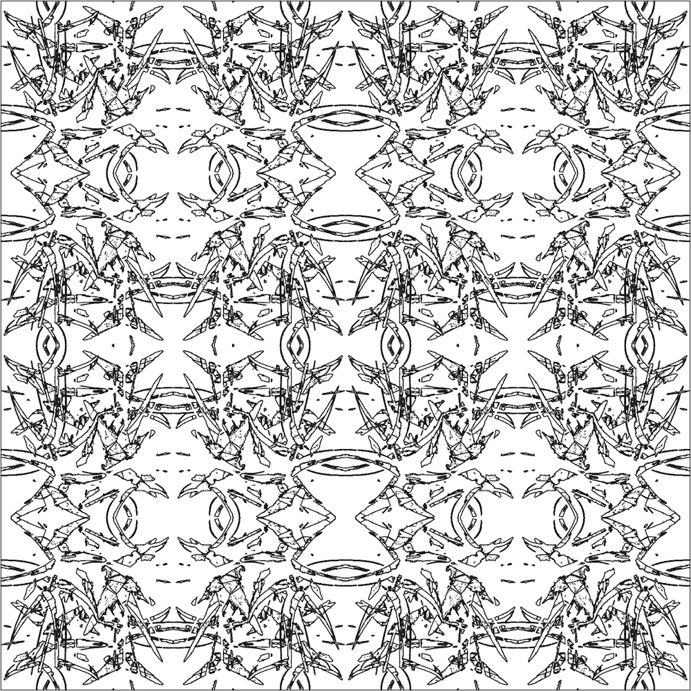 Preview Image - Sharp Flower Background Nature Based Free Adobe Illustrator Vector Pattern Template Download - Blank Preview