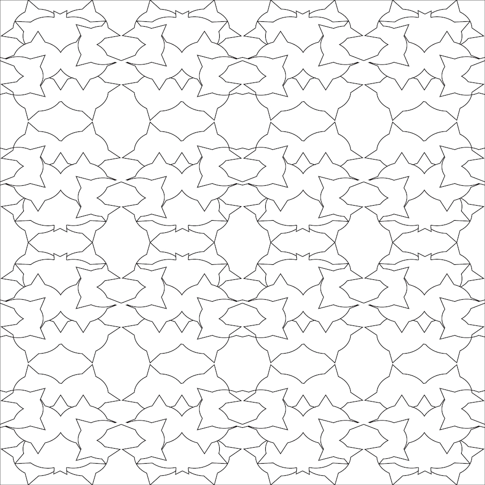 Download Tri-Star - Graphic Design Element Pattern Download - Blank Preview