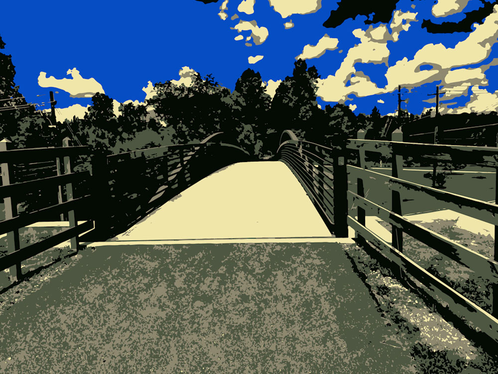 Download Bridge on Silver Comet - Bike Trail Stock Photo Download - Blank Preview