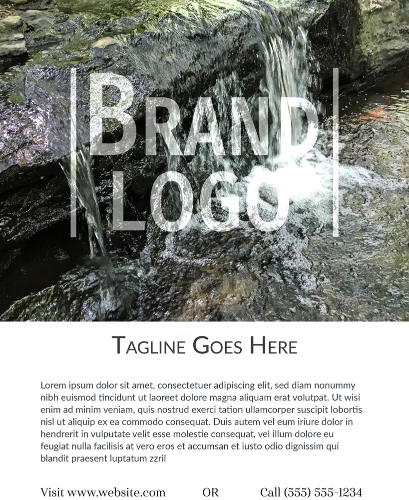 Download Promotional Page - Free Illustrator Promo Template Download - Blank Preview