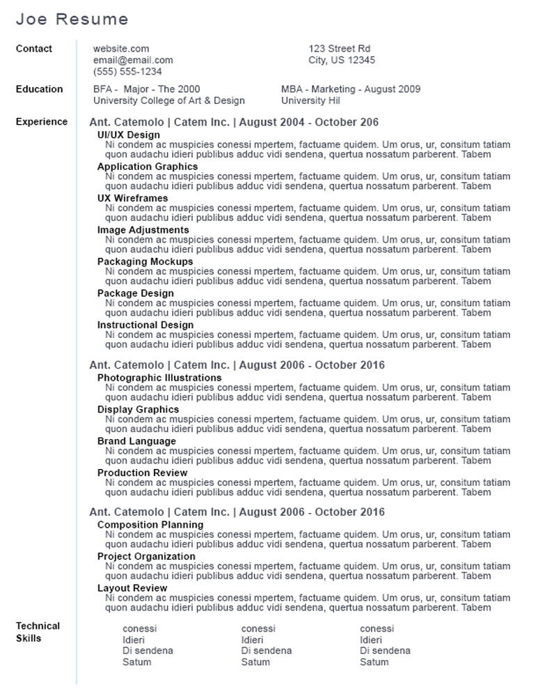 Download Resume - InDesign Stationary Template Download - Design Preview