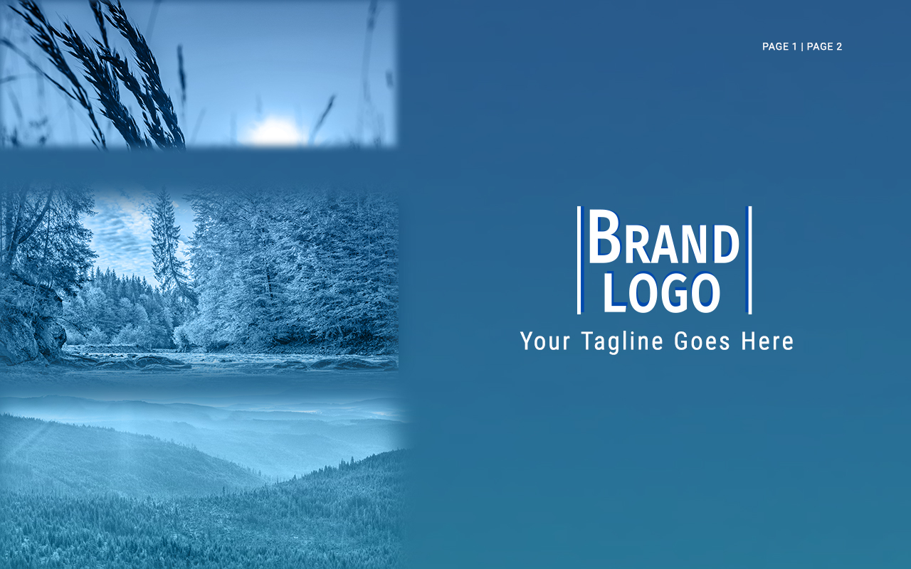Website 3 Page - Free Photoshop UI Template Download - Blank Preview